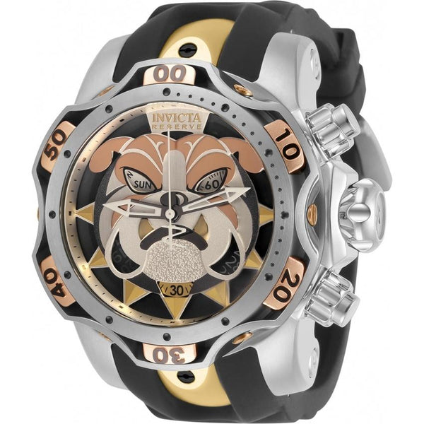Invicta Men's 30347 Reserve Venom Black Silicone Watch