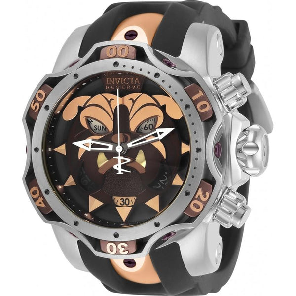 Invicta Men's 30348 Reserve Venom Black Silicone Watch