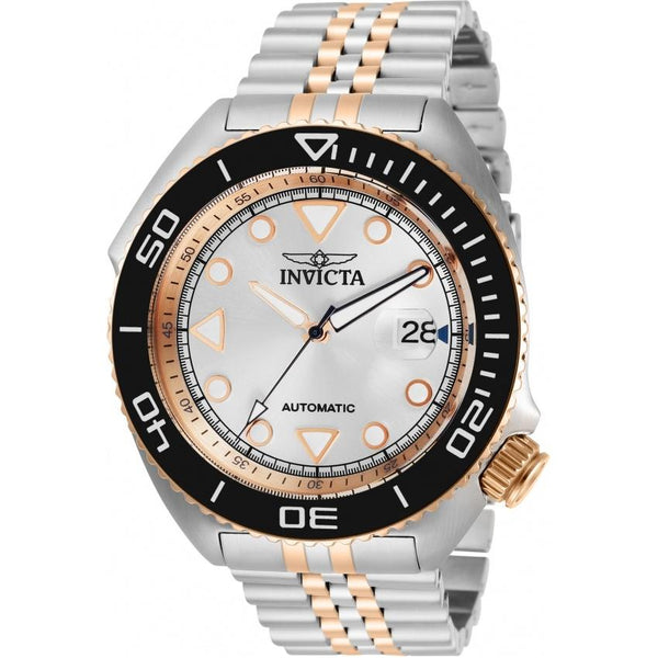 Invicta Men's 30419 Pro Diver Automatic Rose-Tone and Silver Stainless Steel Watch