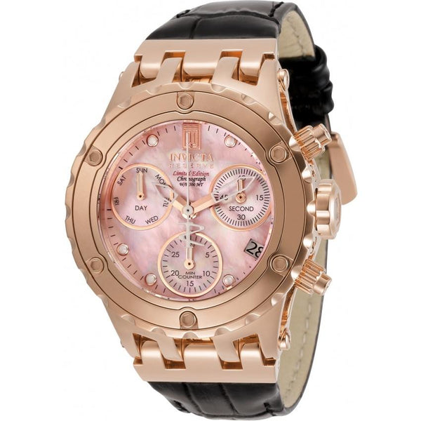 Invicta Women's 30490 Jason Taylor Black Leather Watch