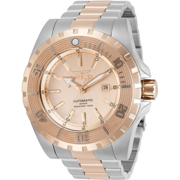 Invicta Men's 30500 Pro Diver Automatic Rose-Tone and Silver Stainless Steel Watch