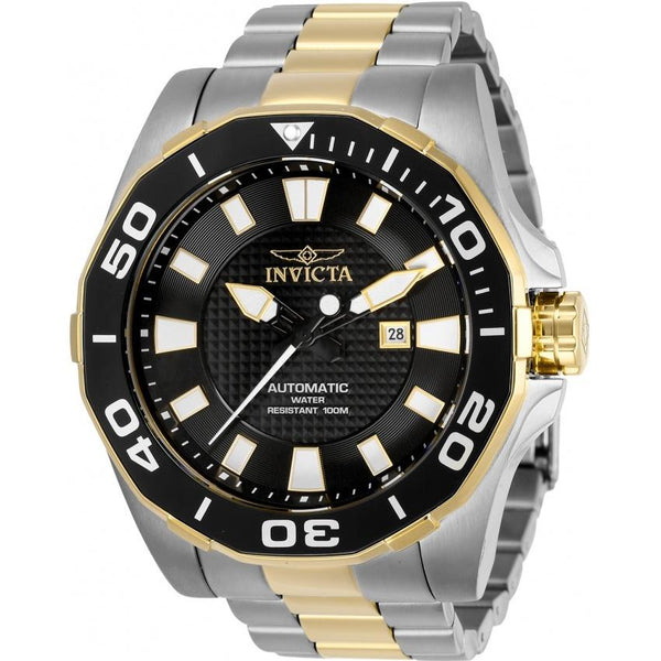 Invicta Men's 30512 Pro Diver Automatic Gold-Tone and Silver Stainless Steel Watch