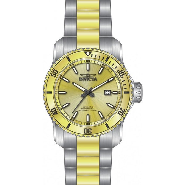 Invicta Men's 30558 Pro Diver Automatic Gold-Tone and Silver Stainless Steel Watch