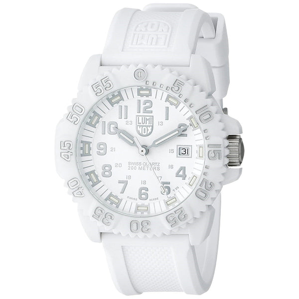 Luminox Unisex 3057.WO Evo Navy Seal White Polyurethane Watch