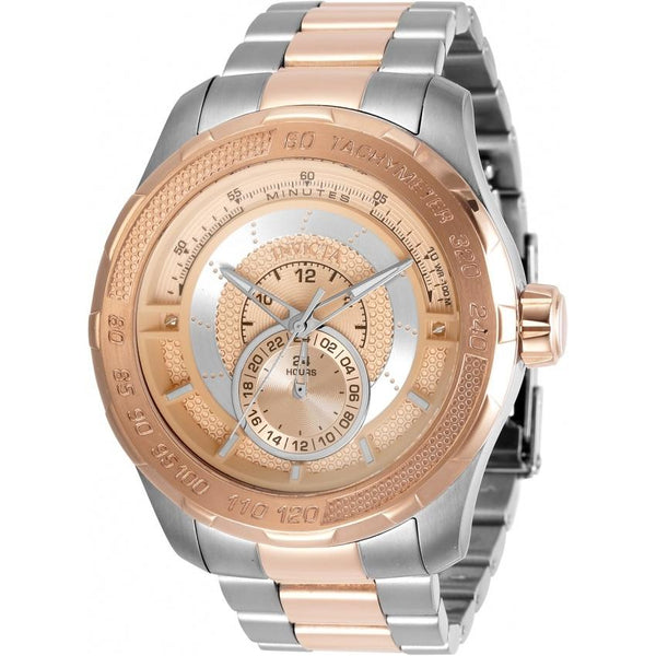 Invicta Men's 30571 S1 Rally Rose-Tone and Silver Stainless Steel Watch
