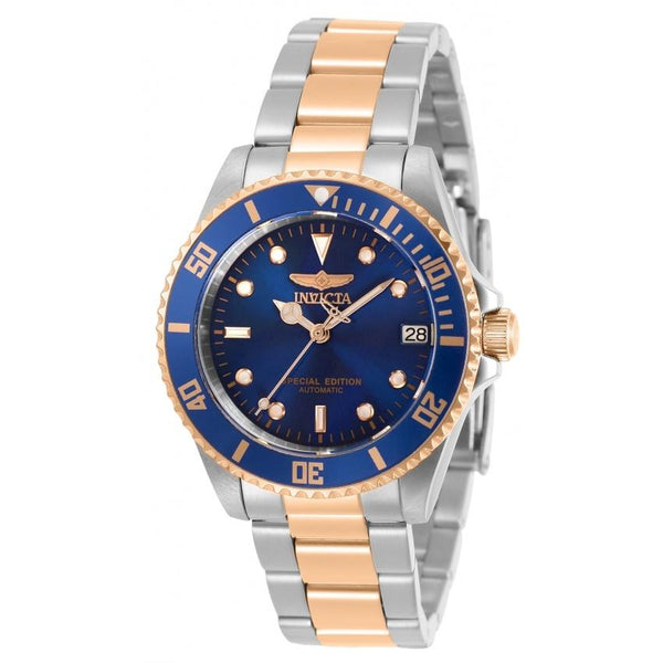 Invicta Women's 30605 Pro Diver Store Exclusive Automatic Rose-Tone and Silver Stainless Steel Watch