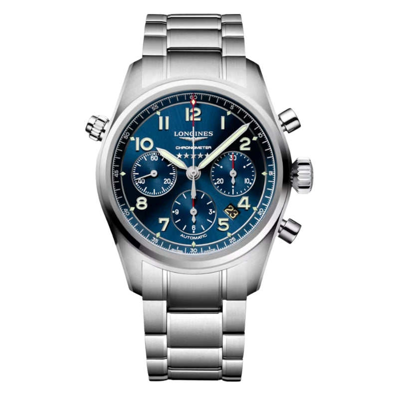 Longines Spirit Chronograph Blue Dial 42mm - L3.820.4.93.6