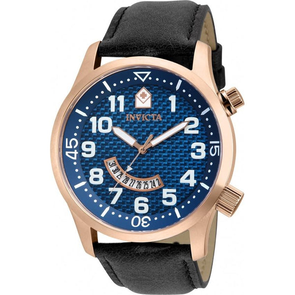 Invicta Men's 30821 Specialty Black Leather Watch