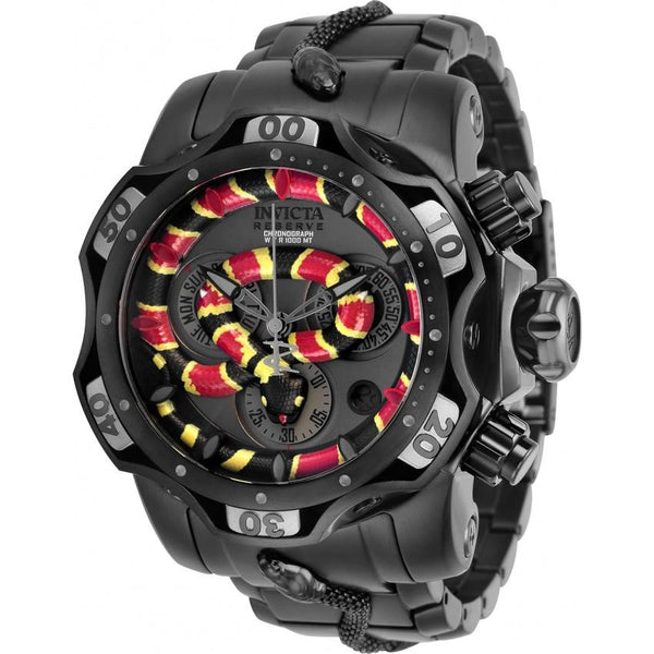 Invicta Men's 30845 Reserve Venom Black Stainless Steel Watch