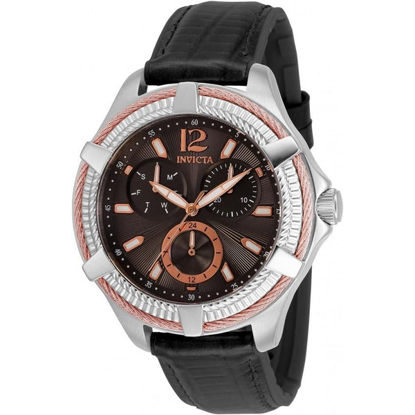 Invicta Women's 30890 Bolt Black Leather Watch