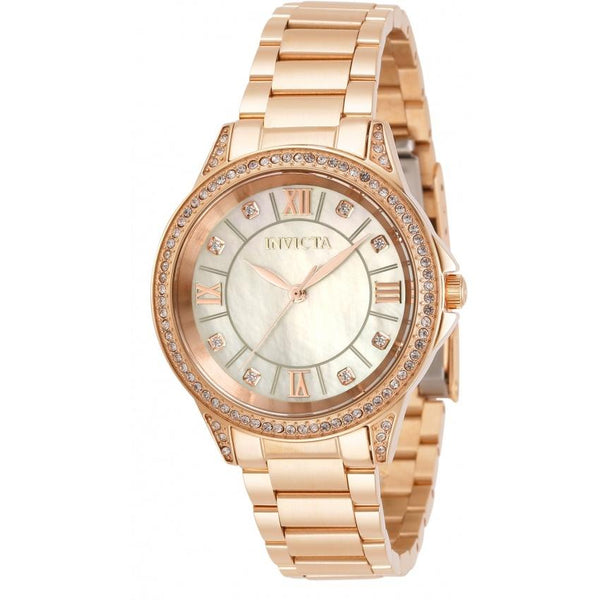 Invicta Women's 30930 Angel Rose-Tone Stainless Steel Watch