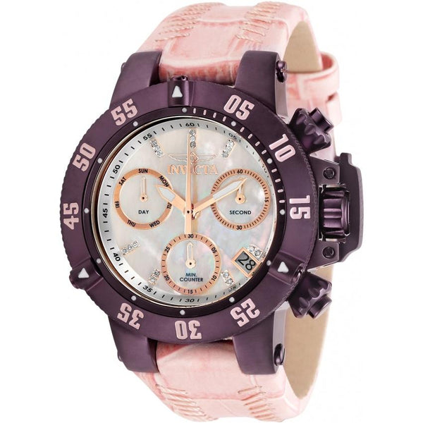 Invicta Women's 31024 Subaqua 3 Pink Leather Watch