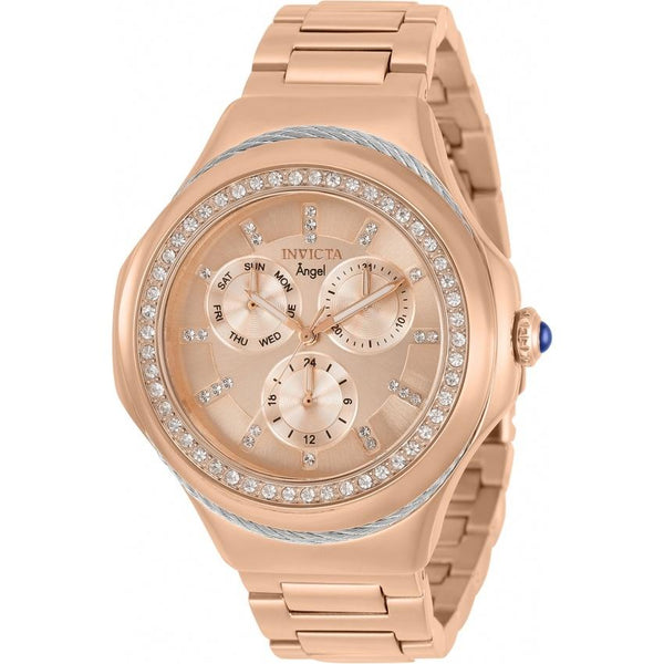 Invicta Women's 31088 Angel Rose-Tone and Silver Stainless Steel Watch