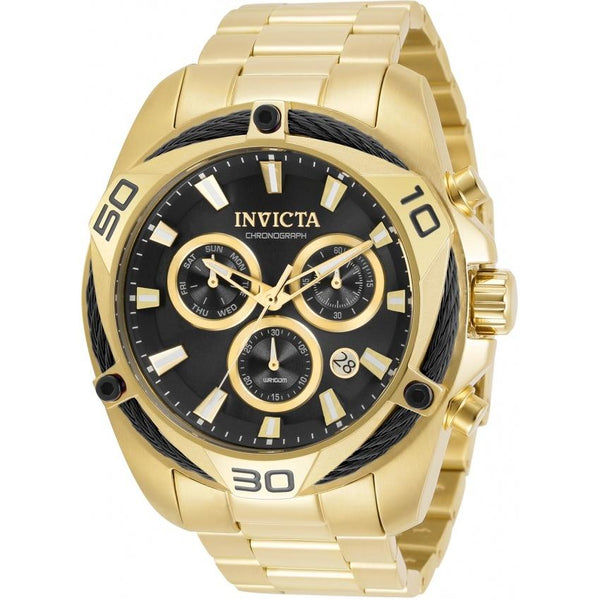 Invicta Men's 31325 Bolt Gold-Tone Silicone Watch