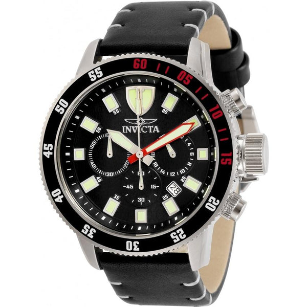Invicta Men's 31395 I-Force Black Leather Watch
