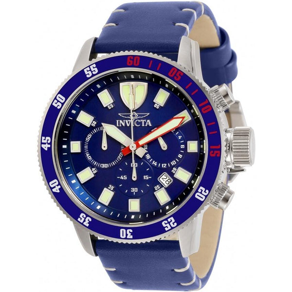 Invicta Men's 31396 I-Force Blue Leather Watch