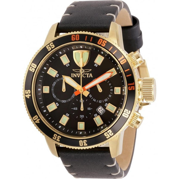 Invicta Men's 31397 I-Force Black Leather Watch