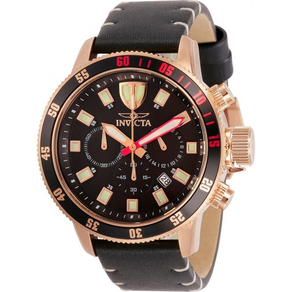Invicta Men's 31399 I-Force Black Leather Watch