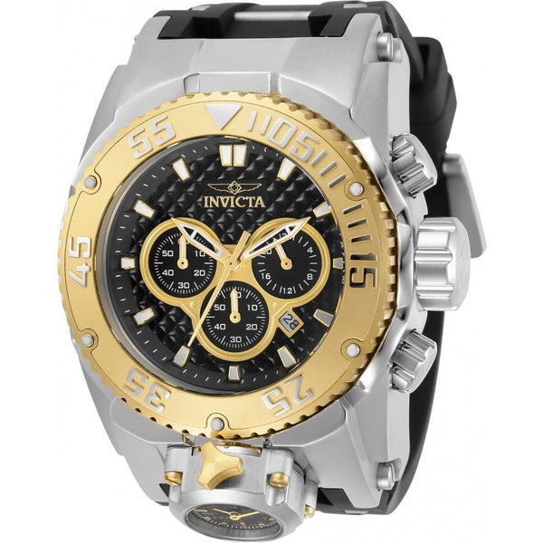 Invicta Men's 31442 Bolt Bolt Zeus Black and Silver Silicone Watch