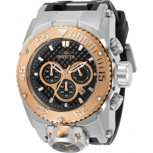 Invicta Men's 31443 Bolt Bolt Zeus Black and Silver Silicone Watch