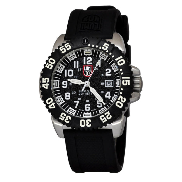 Luminox Men's 3151 Colormark Black Rubber Watch