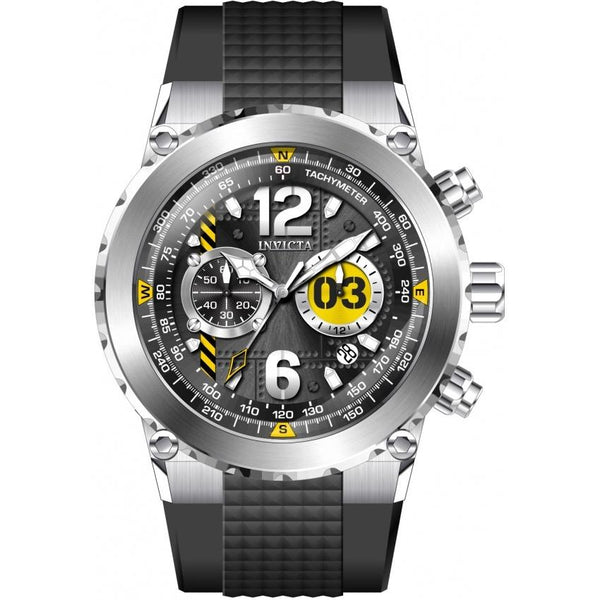 Invicta Men's 31579 Aviator Black Silicone Watch