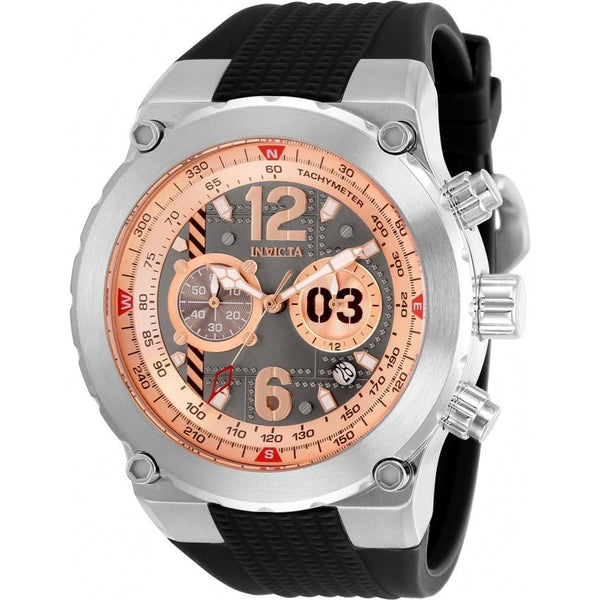 Invicta Men's 31580 Aviator Black Silicone Watch