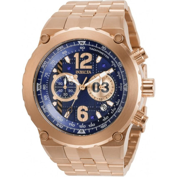 Invicta Men's 31596 Aviator Rose-Tone and Silver Stainless Steel Watch