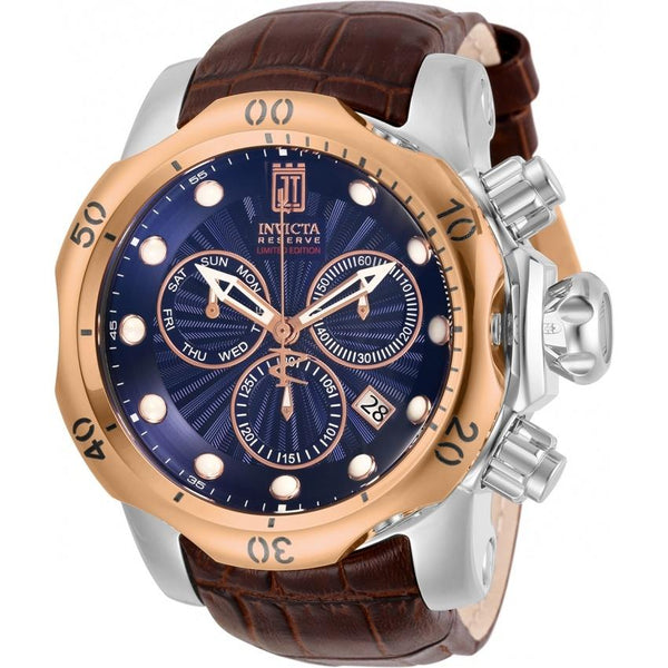 Invicta Men's 31650 Jason Taylor Automatic Black Leather Watch