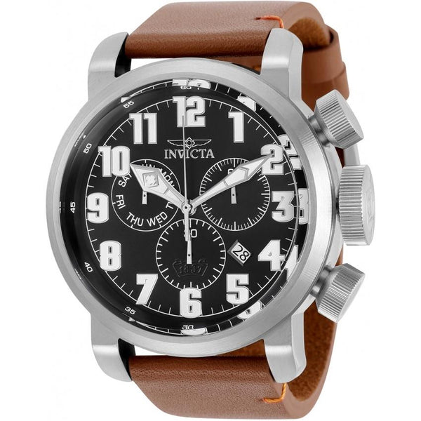Invicta Men's 31681 Aviator Brown Leather Watch