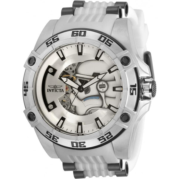 Invicta Men's 31689 Star Wars Stormtrooper White Silicone Watch