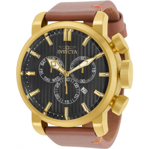 Invicta Men's 31772 Aviator Brown Leather Watch