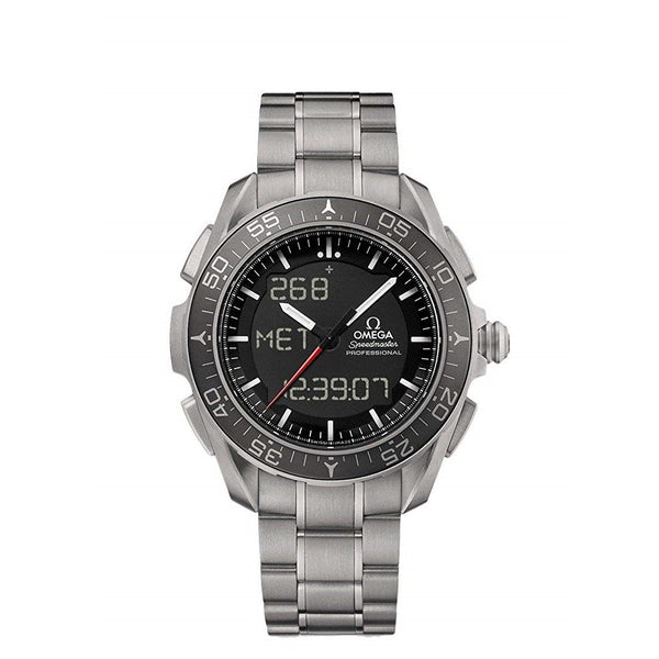 Omega Men's 318.90.45.79.01.001 Speedmaster Skywalker Chronograph Titanium Watch