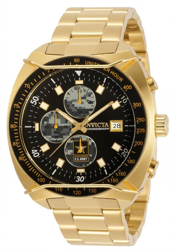 Invicta Men's 31841 Army Gold-Tone Silver Watch