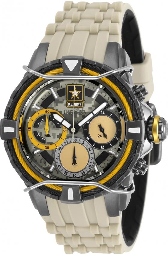 Invicta Men's 31849 Army Grey Silicone Watch