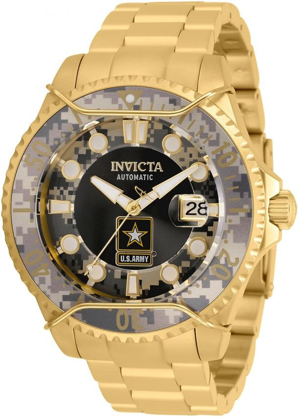 Invicta Men's 31853 Army Gold-Tone Silver Watch