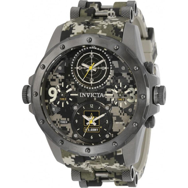 Invicta Men's 31967 U.S. Army Gunmetal Silicone Watch