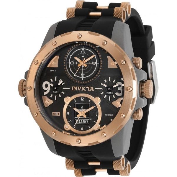 Invicta Men's 31969 U.S. Army Rose-Tone Silicone Watch