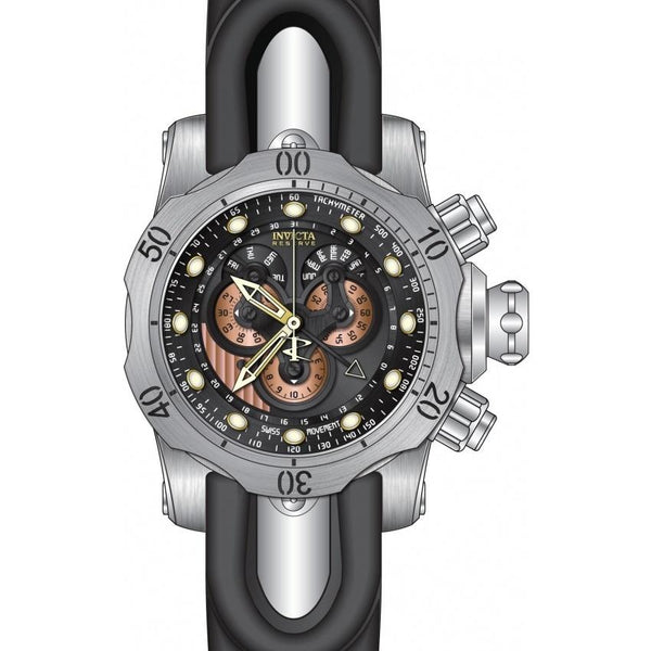 Invicta Men's 32096 Reserve Venom Black Silicone Watch