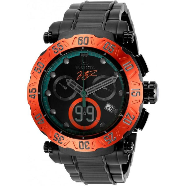 Invicta Men's 32160 Jason Taylor Black and Silver Stainless Steel Watch