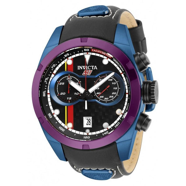 Invicta Men's 32204 S1 Rally Black Leather Watch