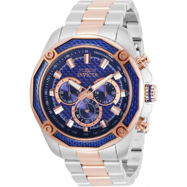 Invicta Men's 32314 Aviator Rose-Tone and Silver Stainless Steel Watch