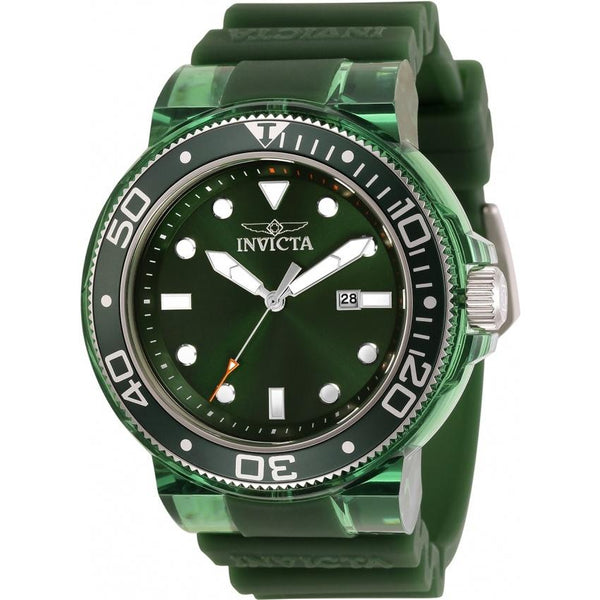 Invicta Men's 32332 Pro Diver Green Silicone Watch