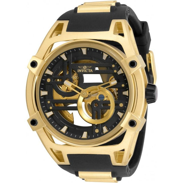 Invicta Men's 32349 Akula Automatic Black and Gold-Tone Polyurethane and Stainless Steel Watch