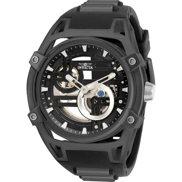 Invicta Men's 32352 Akula Automatic Black and Gunmetal Polyurethane and Stainless Steel Watch
