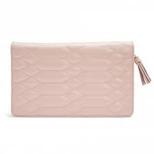 CAROLINE LARGE JEWELRY PORTFOLIO IN ROSE QUARTZ