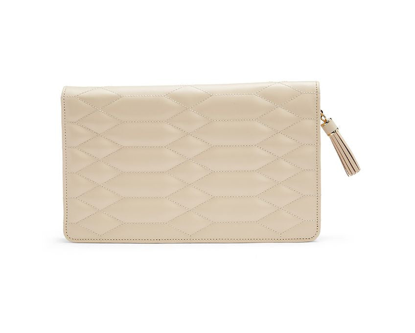 CAROLINE LARGE JEWELRY PORTFOLIO IN IVORY