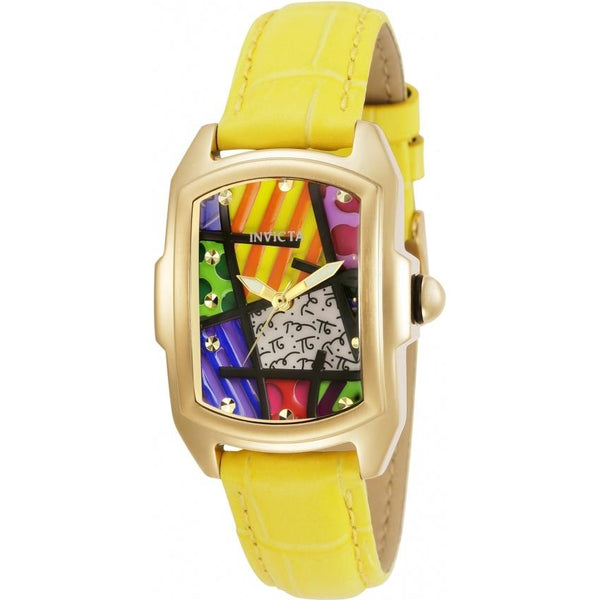 Invicta Women's 32407 Britto Lupah Black Polyurethane Watch