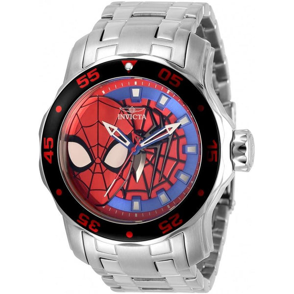 Invicta Men's 32418 Marvel Spiderman Black and Blue Stainless Steel Watch
