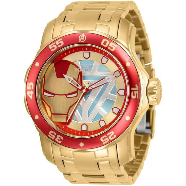 Invicta Men's 32423 Marvel Ironman Gold-Tone Stainless Steel Watch